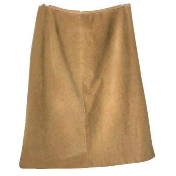 Bob Timberlake | Tan Modest A-line Skirt - Picture 1 of 7